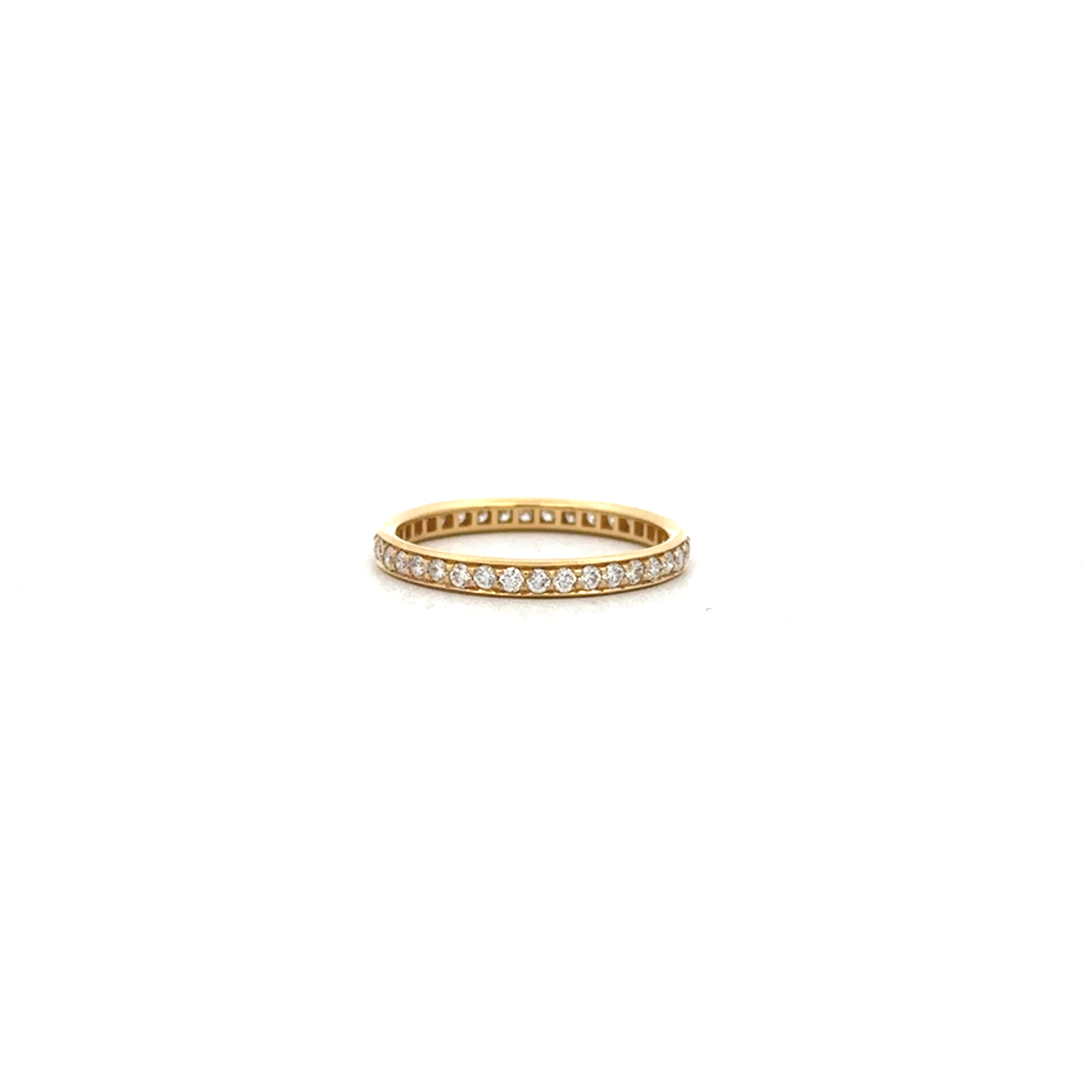 Yellow Gold and Diamond Eternity Band
