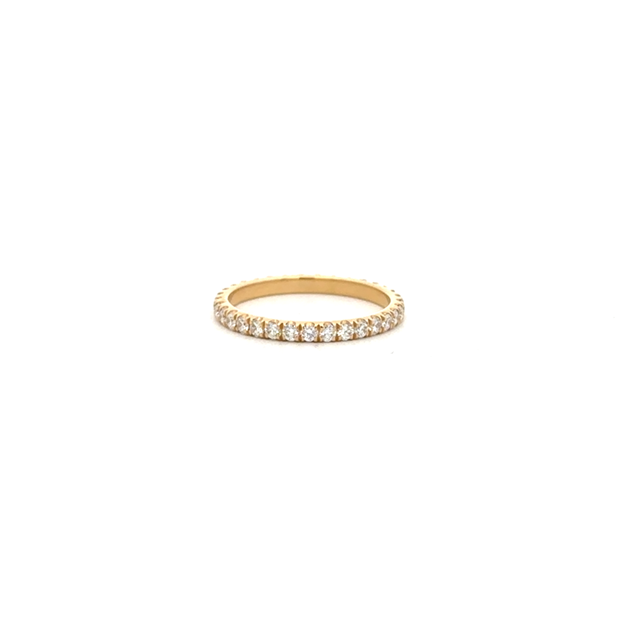 Yellow Gold 32 Diamond Eternity Band