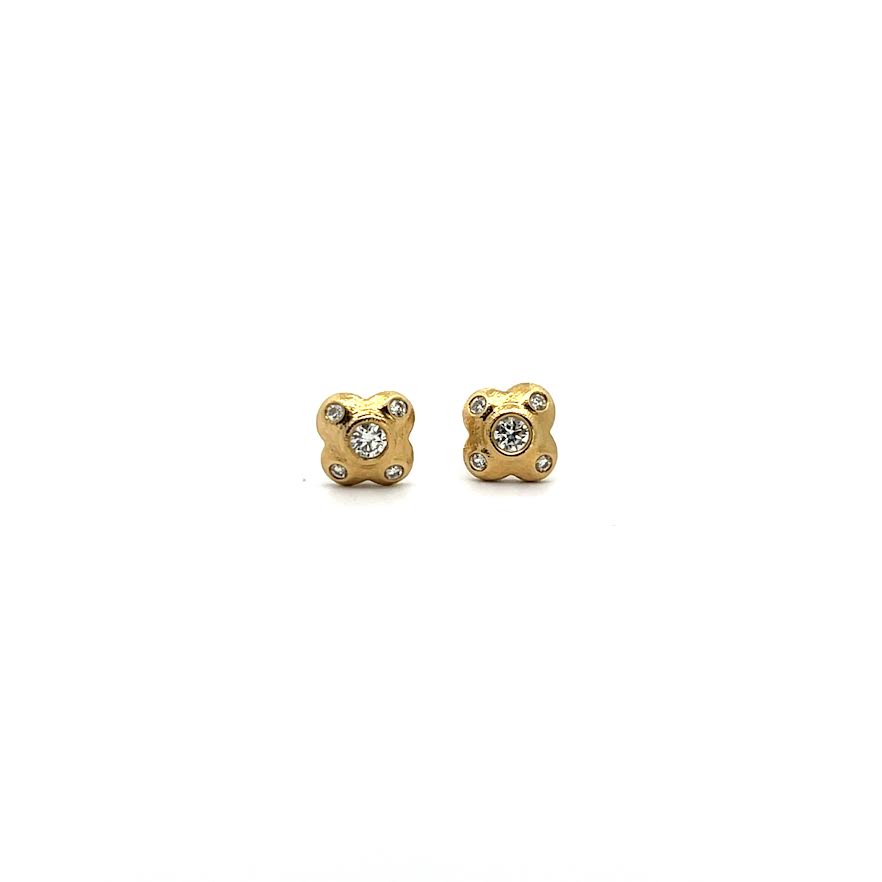 Alex Sepkus Diamond “Flora” stud earring