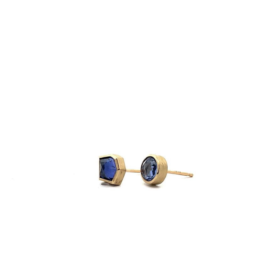 True Blue Sapphire Clash Studs