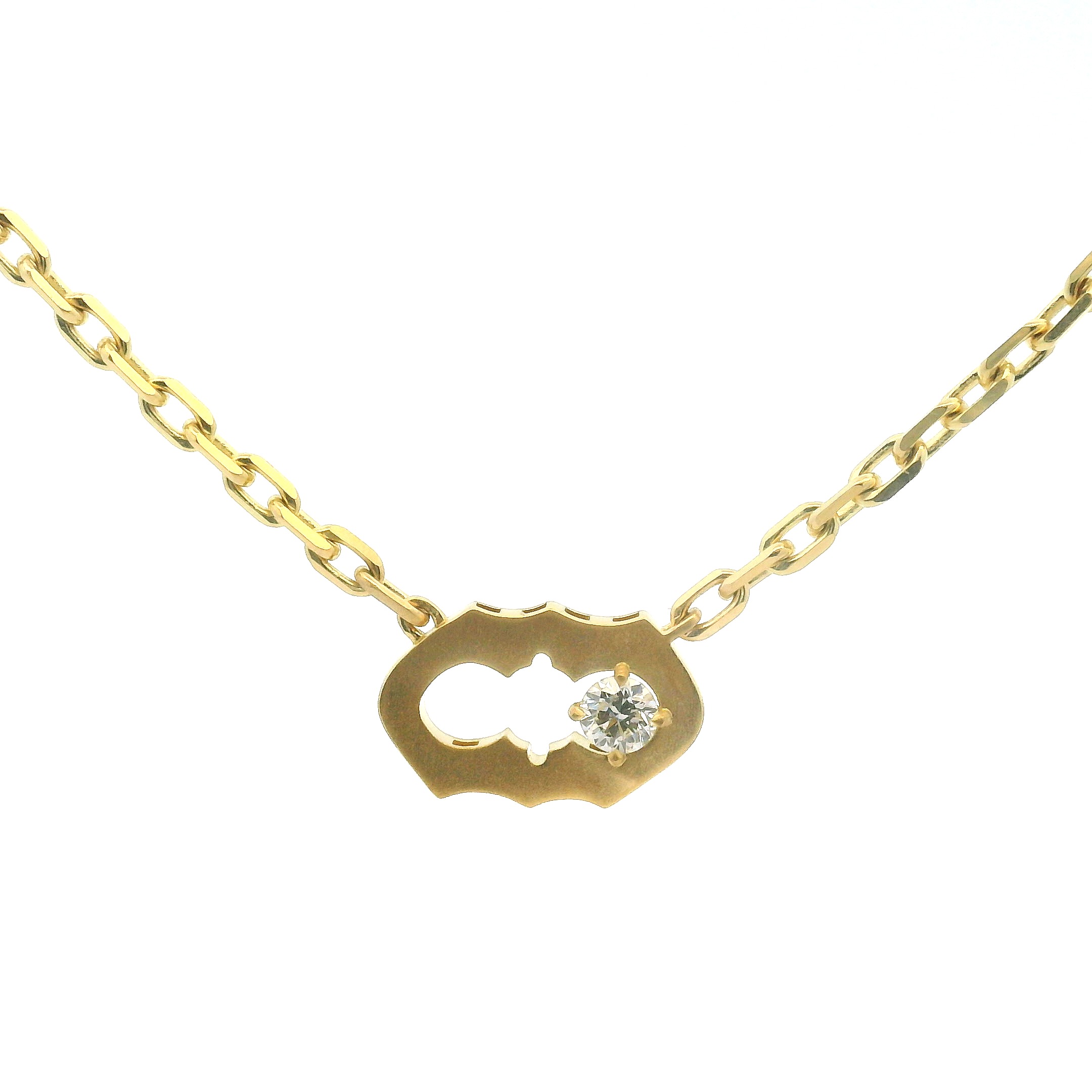 Yellow Gold and Diamond Sophia Necklace
