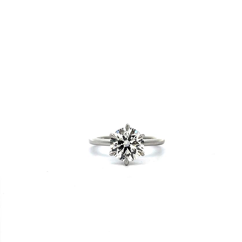 Platinum and Diamond Ring, 2.21 CT