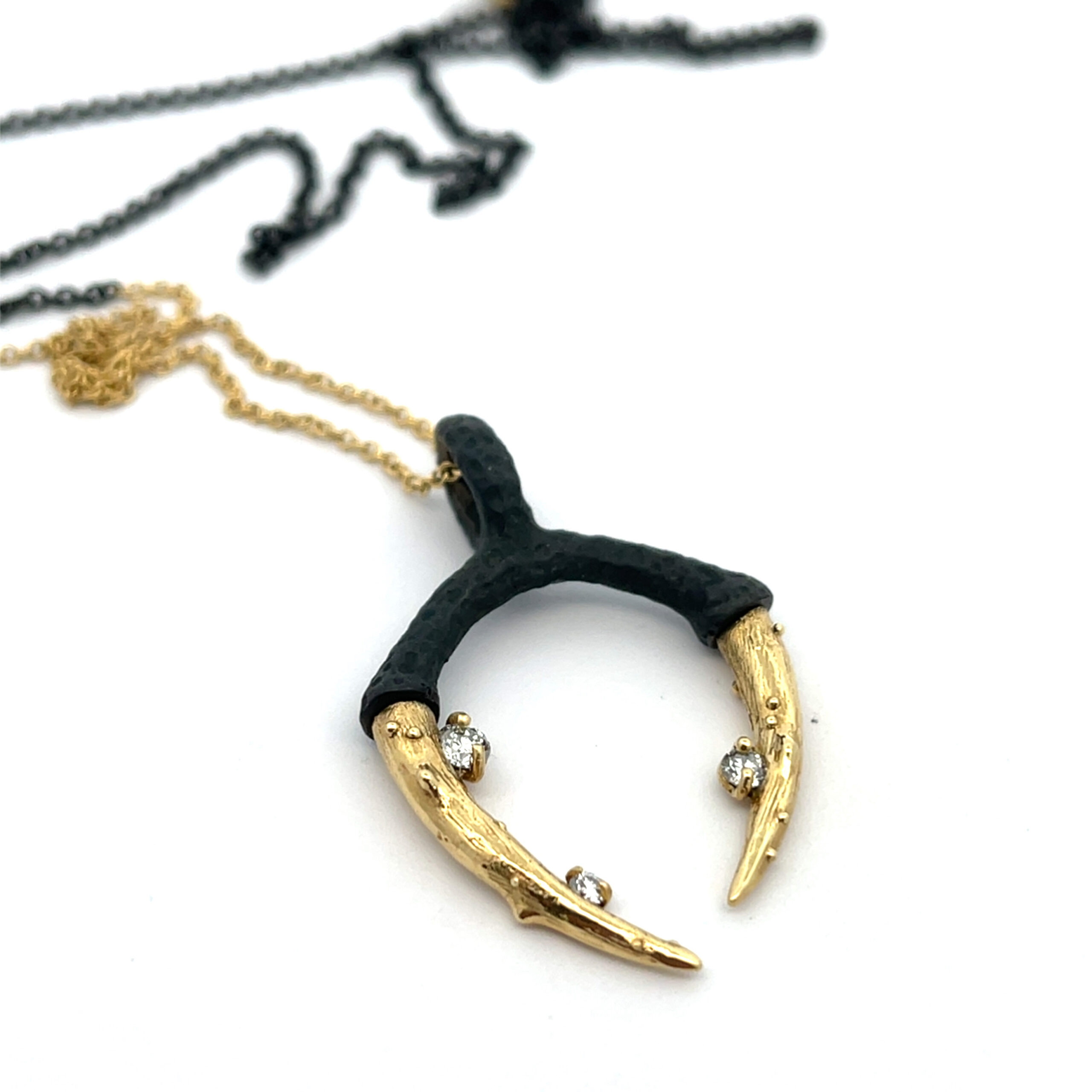 Radiolarian Double Talon Pendant