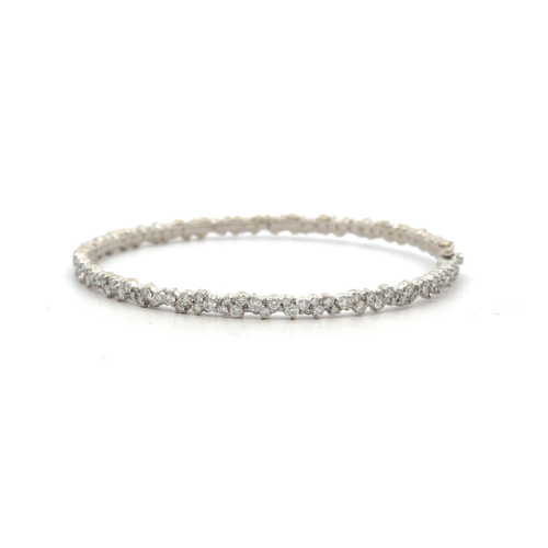 Paul Morelli Confetti Bangle Bracelet - White Gold