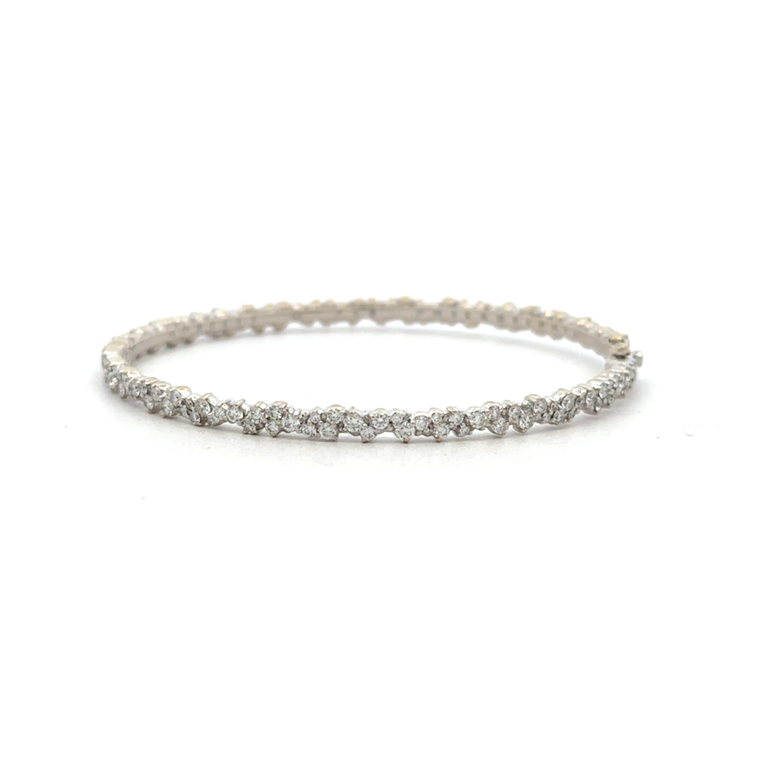 Paul Morelli Confetti Bangle Bracelet - White Gold