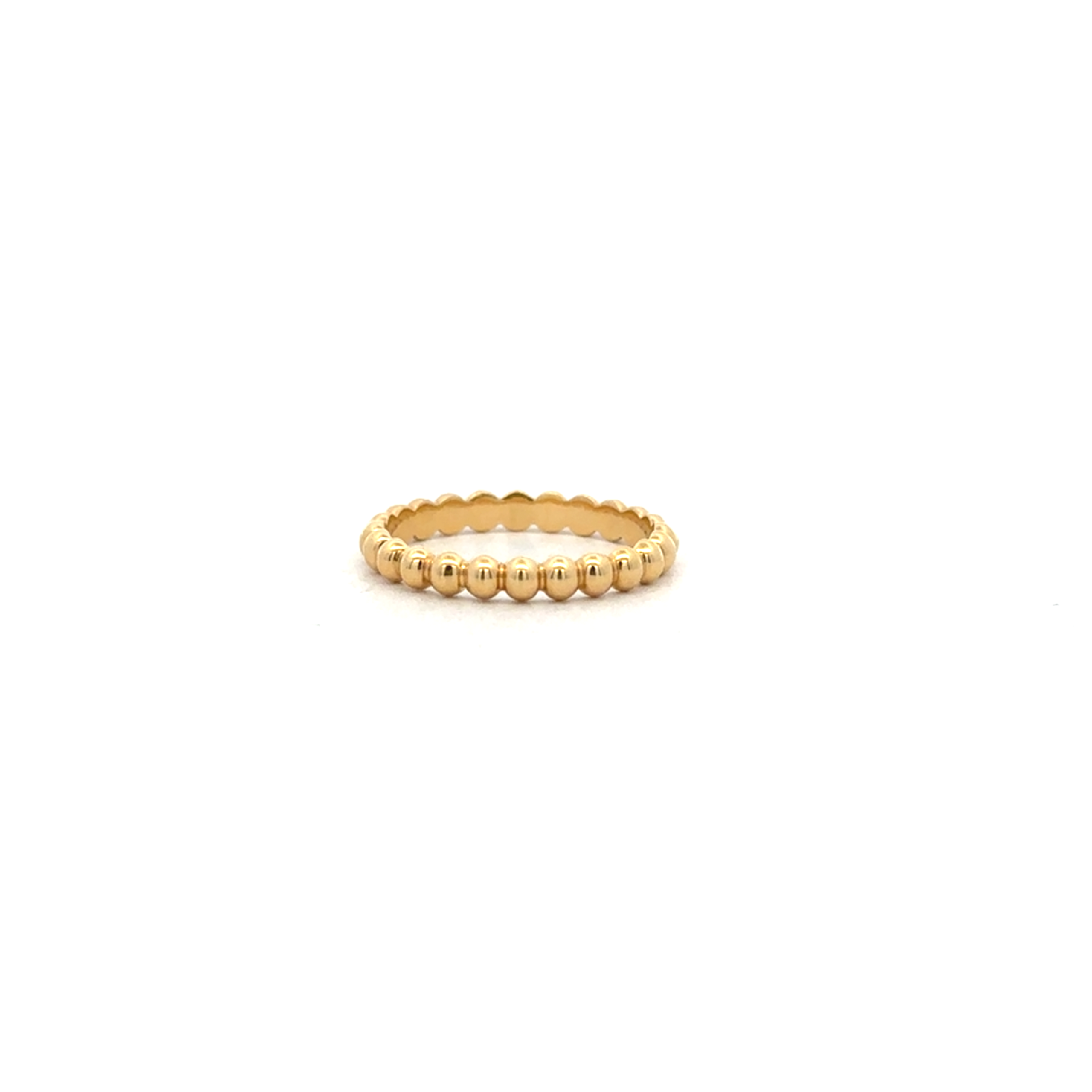 Yellow Gold Bead Band